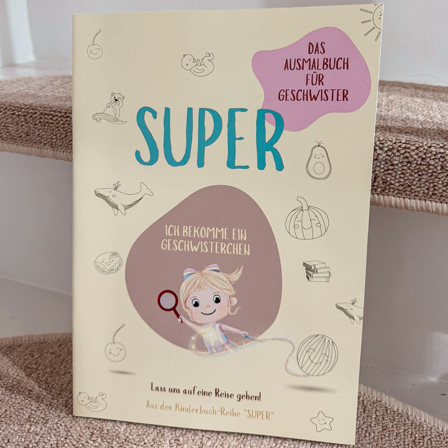 SUPER-Malbuch – Ein kreatives Begleitheft für werdende Geschwister