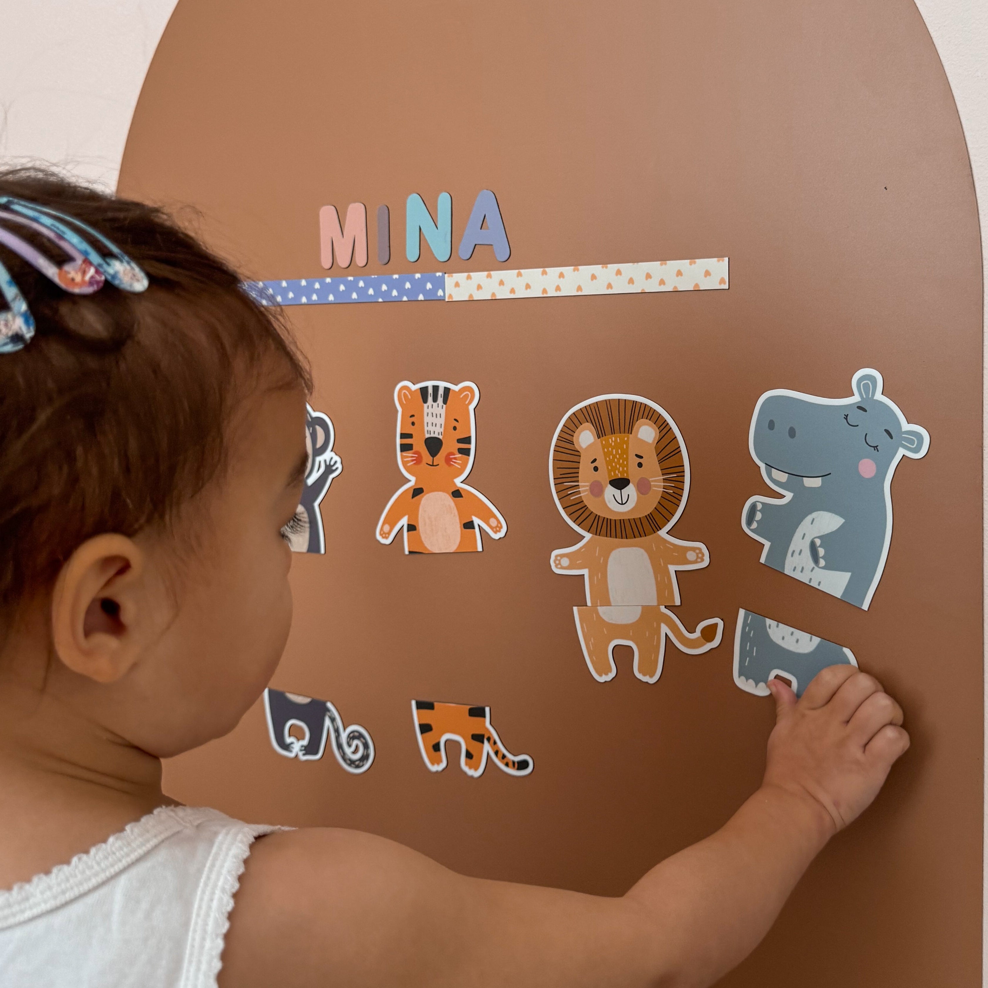 Magnetpuzzle - Tiersafari