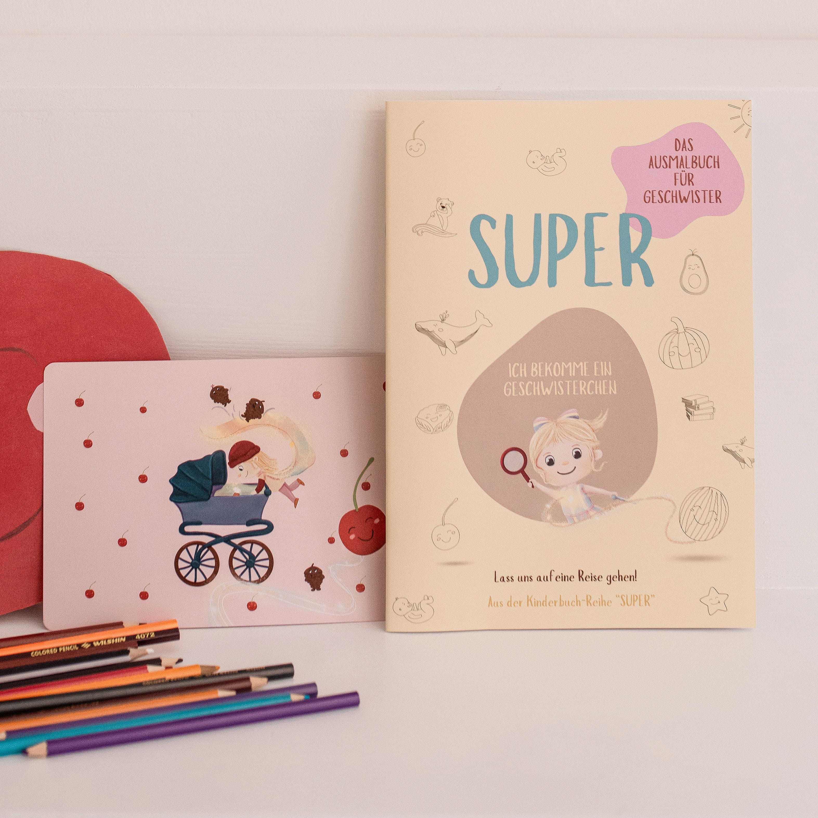 SUPER-Malbuch – Ein kreatives Begleitheft für werdende Geschwister